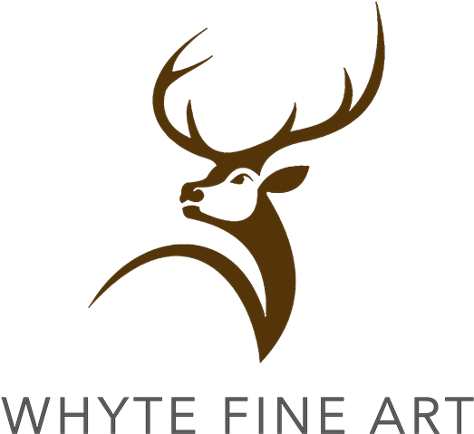 Stylized Deer Logo Whyte Fine Art PNG