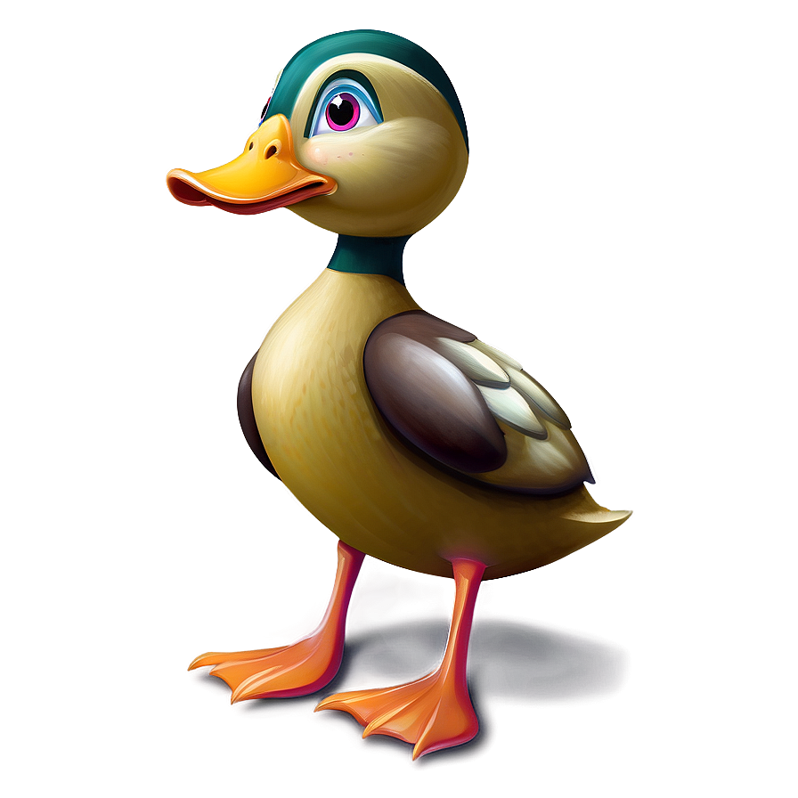 Stylized Duck Design Png Lpy47 PNG