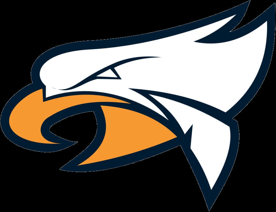 Stylized Eagle Logo Design PNG