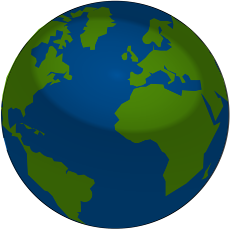 Stylized Earth Clipart PNG