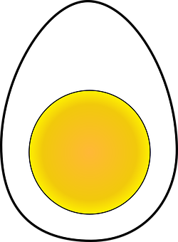 Stylized Egg Illustration PNG