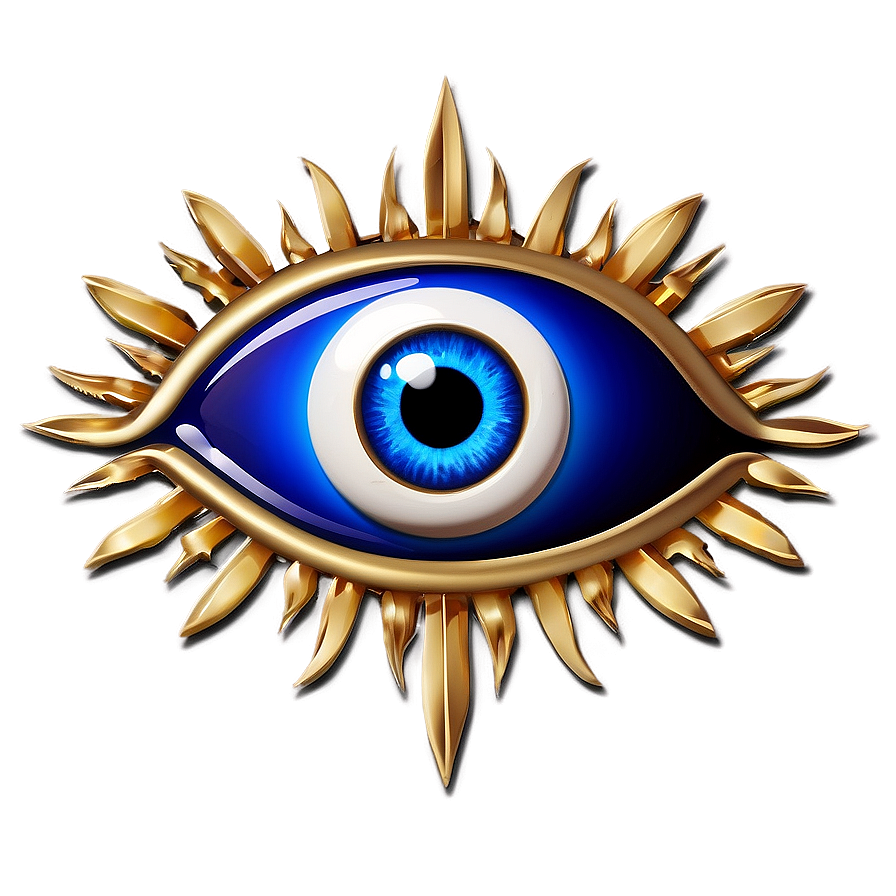 Stylized Evil Eye Png 05232024 PNG