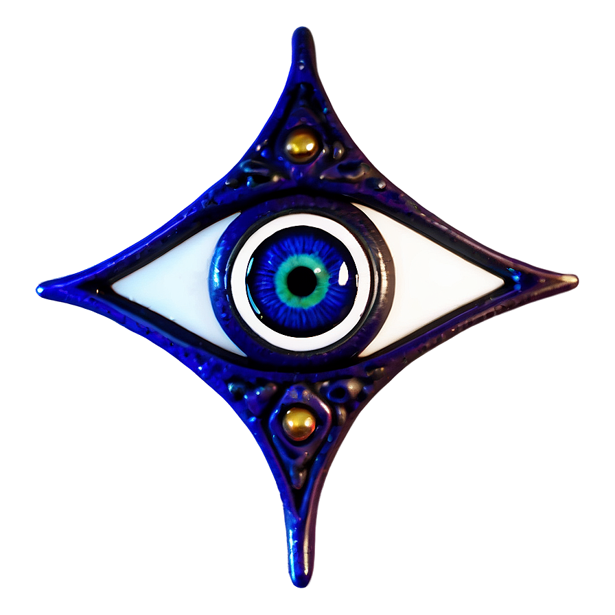 Stylized Evil Eye Png 05232024 PNG