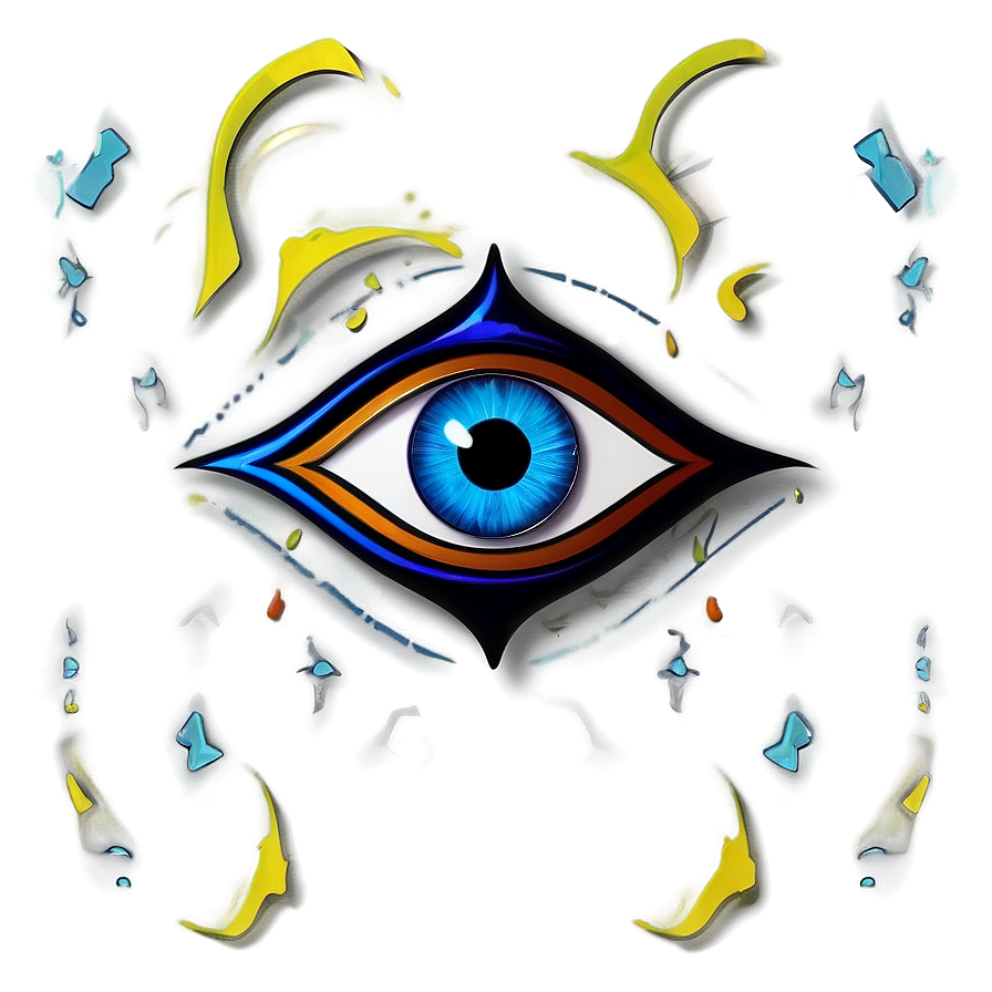 Stylized Evil Eye Png Dmv PNG