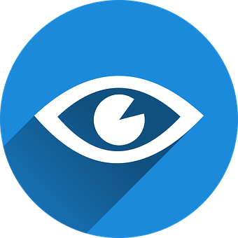 Stylized Eye Graphic Icon PNG