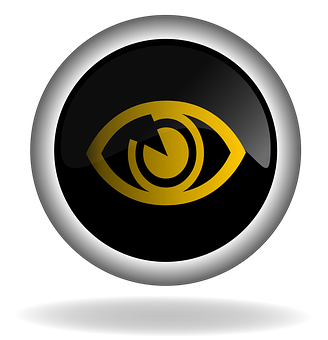 Stylized Eye Graphic Icon PNG