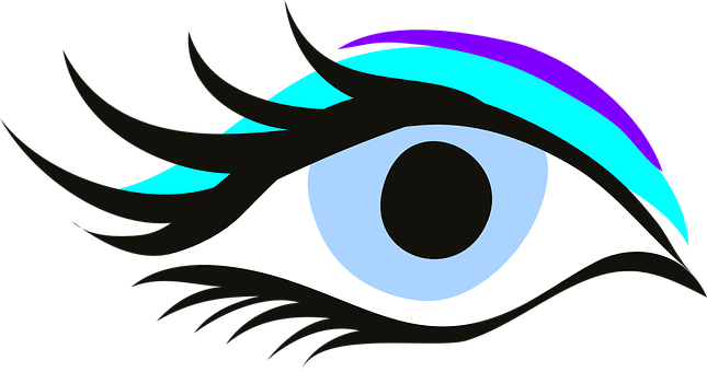 Stylized Eye Illustration PNG