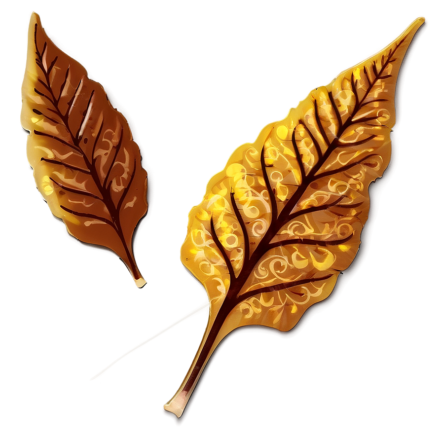 Stylized Fall Leaf Png Mrt PNG