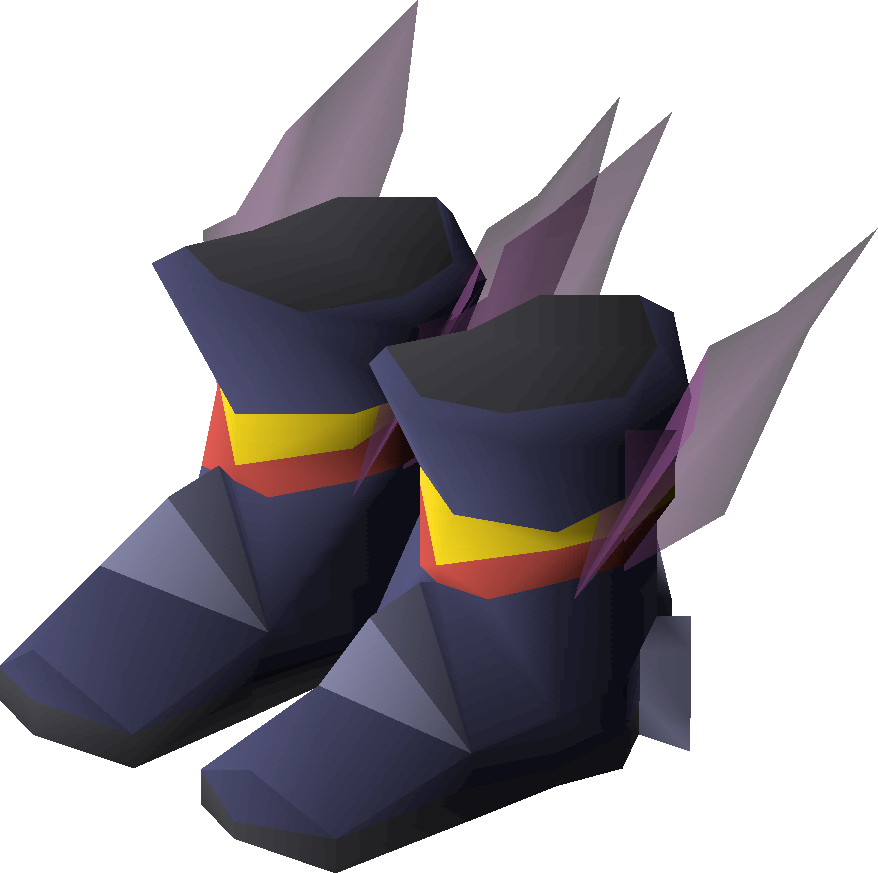 Stylized Fantasy Boots3 D Model PNG