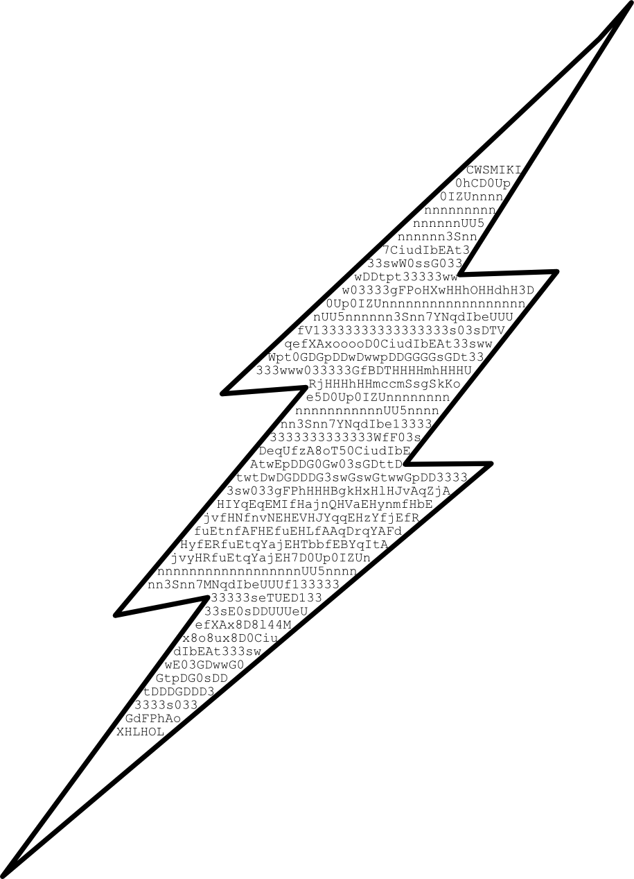 Stylized Flash Logowith Text Overlay PNG