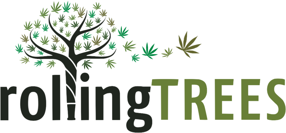 Stylized Flowering Tree Logo PNG
