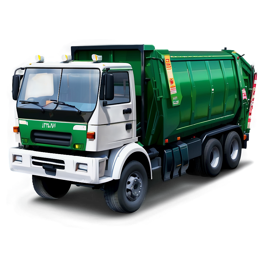 Stylized Garbage Truck Png Mym PNG