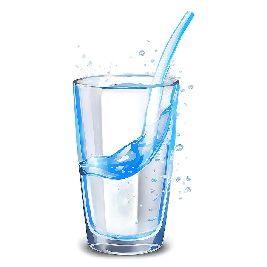 Download Stylized Glass Of Water Png Mvr 0046