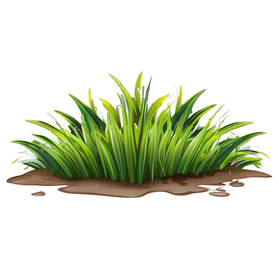 Stylized Grass Clipart Png 06272024 PNG