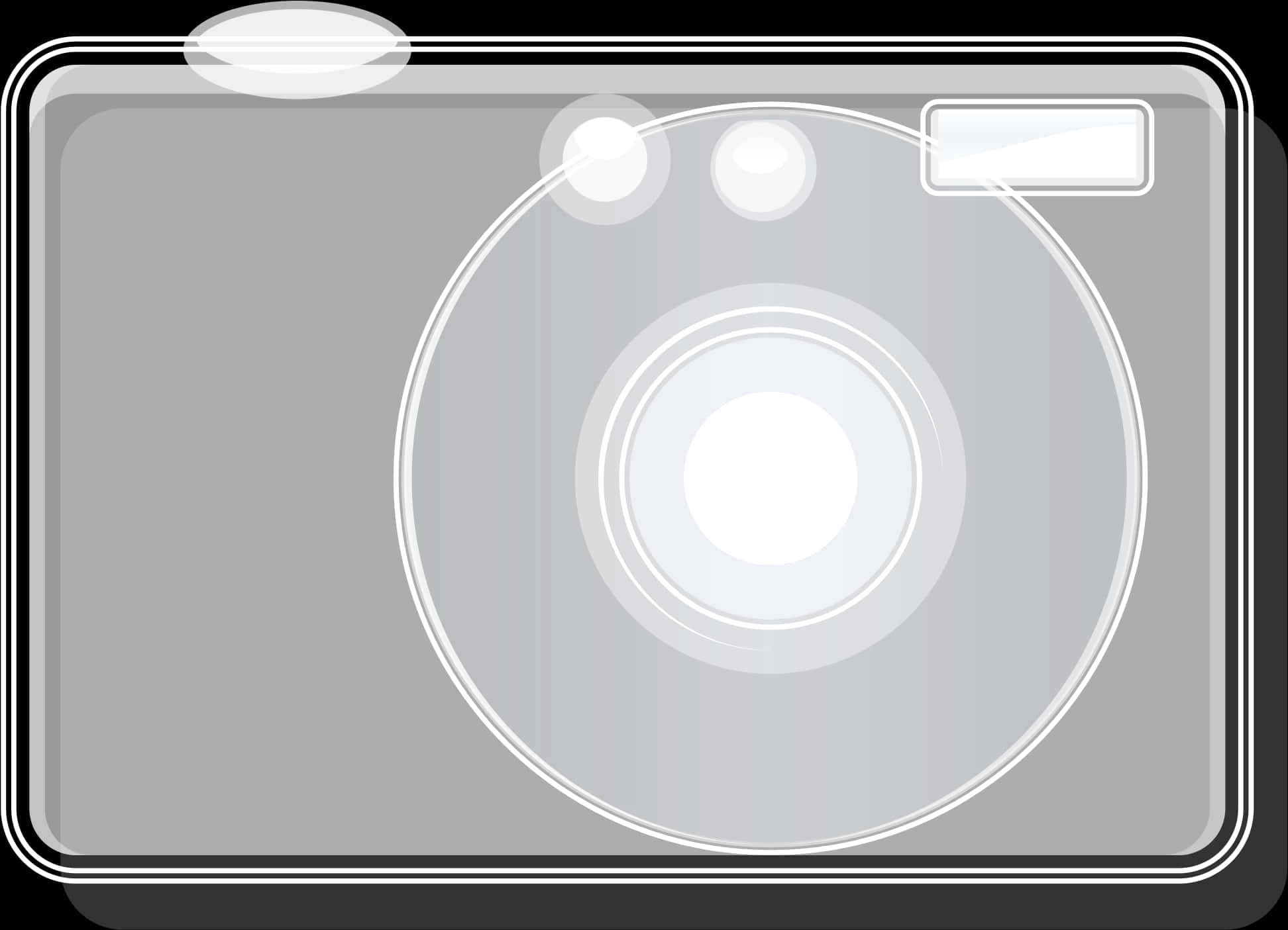 Download Stylized Gray Camera Icon
