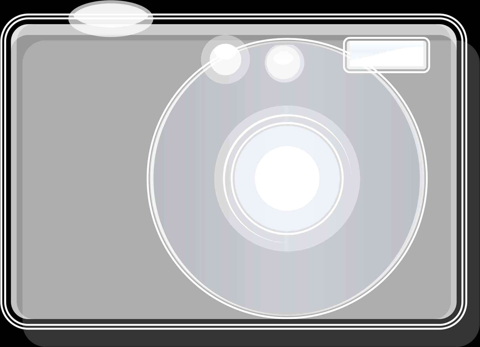 Stylized Camera Icon PNG