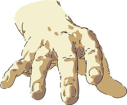 Stylized Hand Illustration PNG