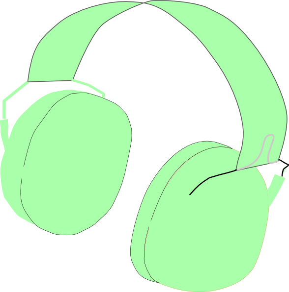 Stylized Headphones Icon PNG