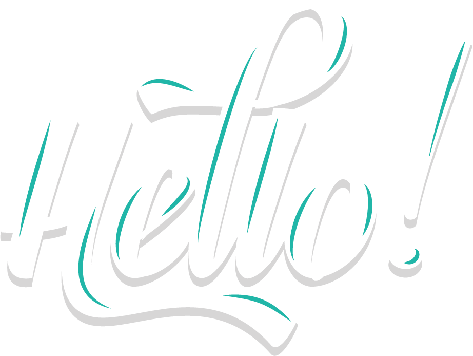 Stylized Hello Text PNG