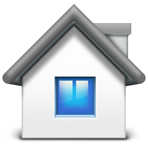 Stylized Home Icon PNG
