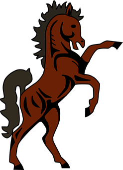 Stylized Horse Silhouette PNG