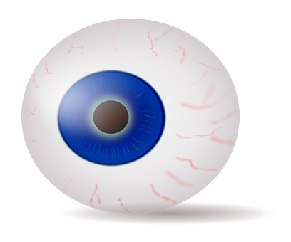 Stylized Human Eye Illustration PNG