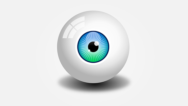 Stylized Human Eye Illustration PNG