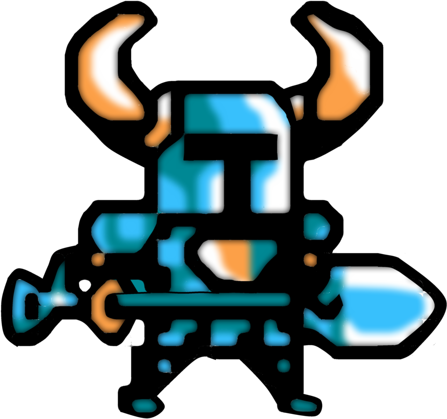 Stylized Knight Cartoon Character PNG