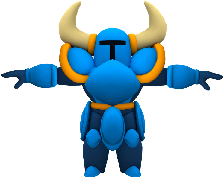 Stylized Knight Character Model PNG