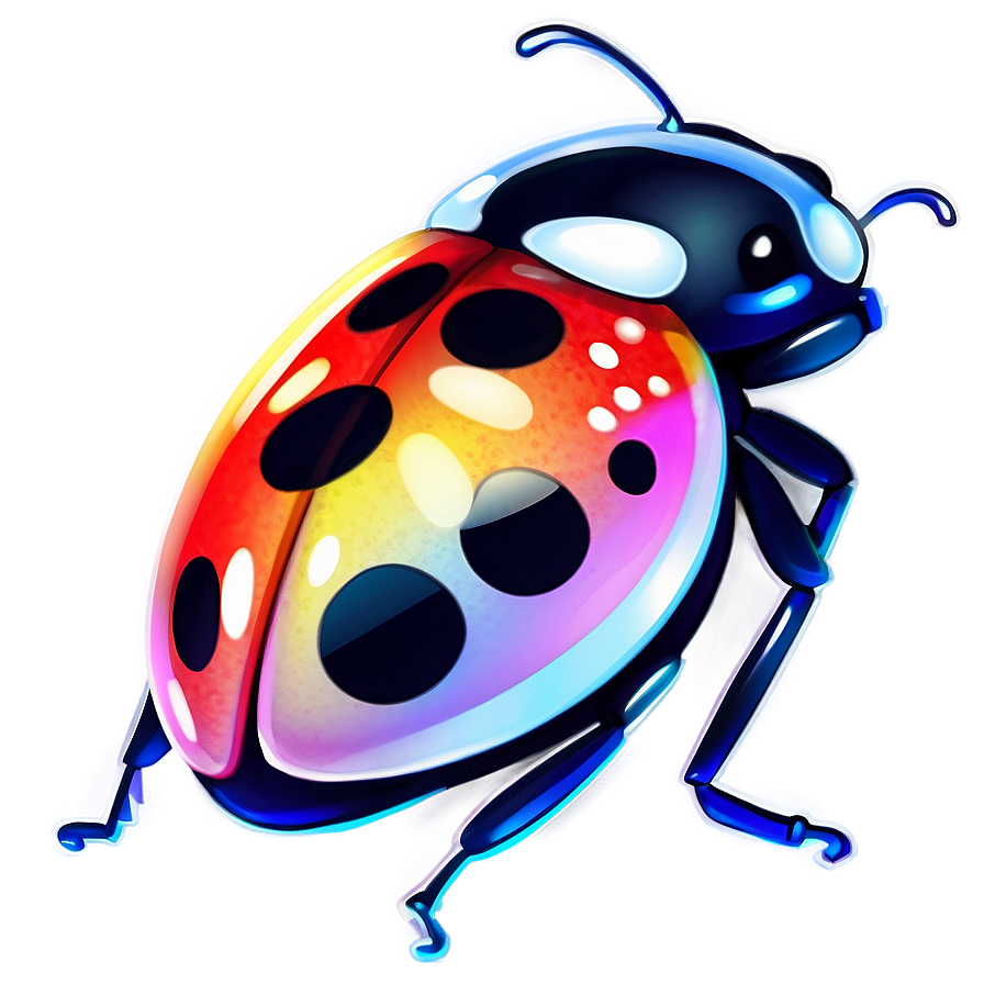 Download Stylized Ladybug Art Png Grl | Wallpapers.com