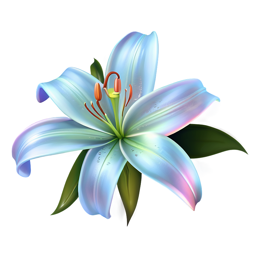 Stylized Lily Flower Vector Png Jnn22 PNG