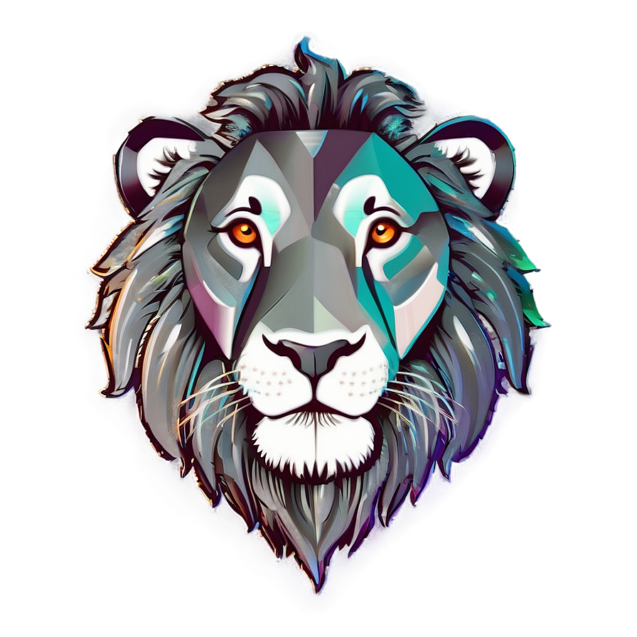 Stylized Lion Face Png Dns PNG