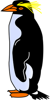Stylized Penguin Illusion Art PNG