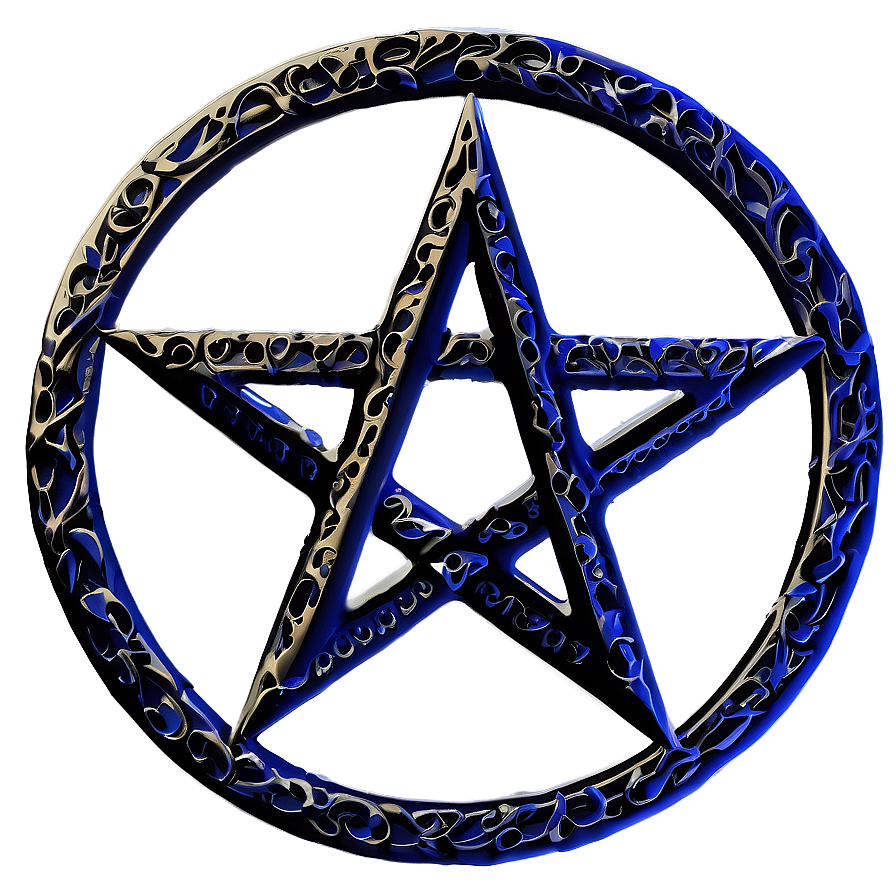 Download Stylized Pentagram With Skulls Png Ave34 | Wallpapers.com