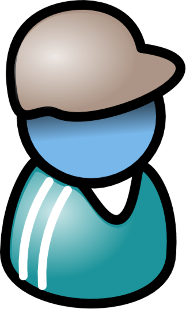 Stylized Person Iconwith Hat PNG