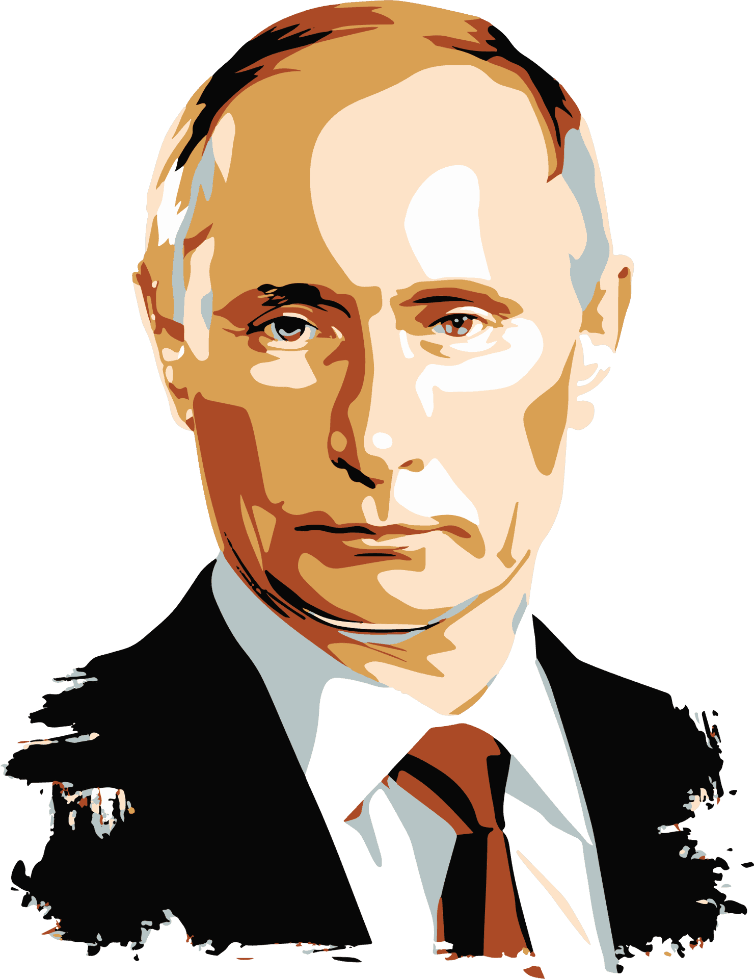 Stylized Portraitof Vladimir PNG