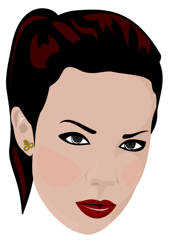 Stylized Portraitofa Woman PNG