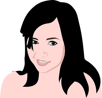 Stylized Portraitofa Woman PNG