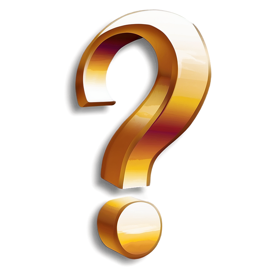 Stylized Question Mark Png Hpo PNG