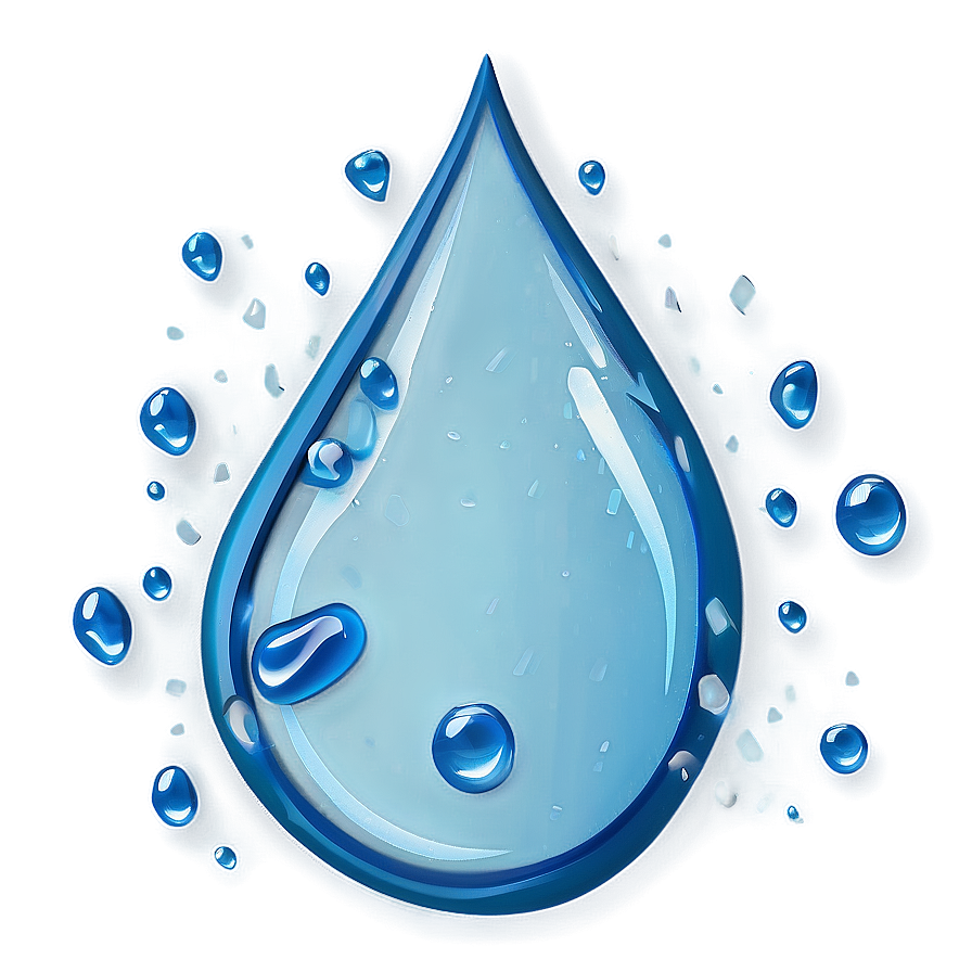 Stylized Raindrop Png 83 PNG