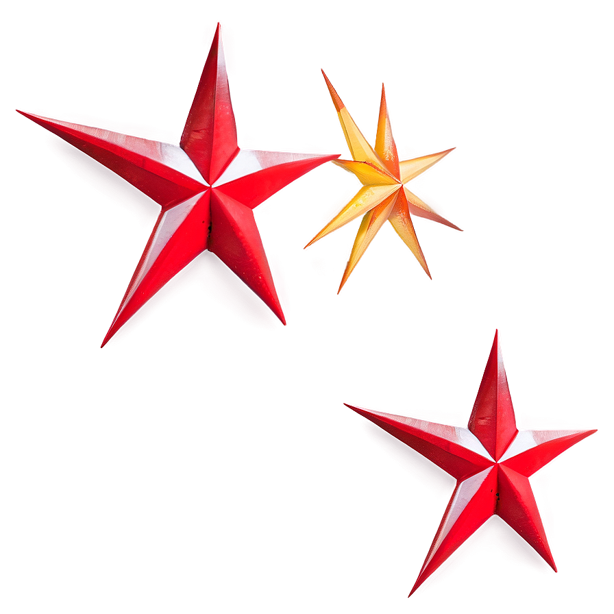 Stylized Red Star Png 58 PNG