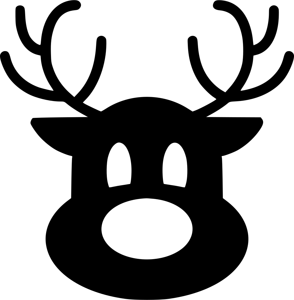 Download Stylized Reindeer Icon | Wallpapers.com