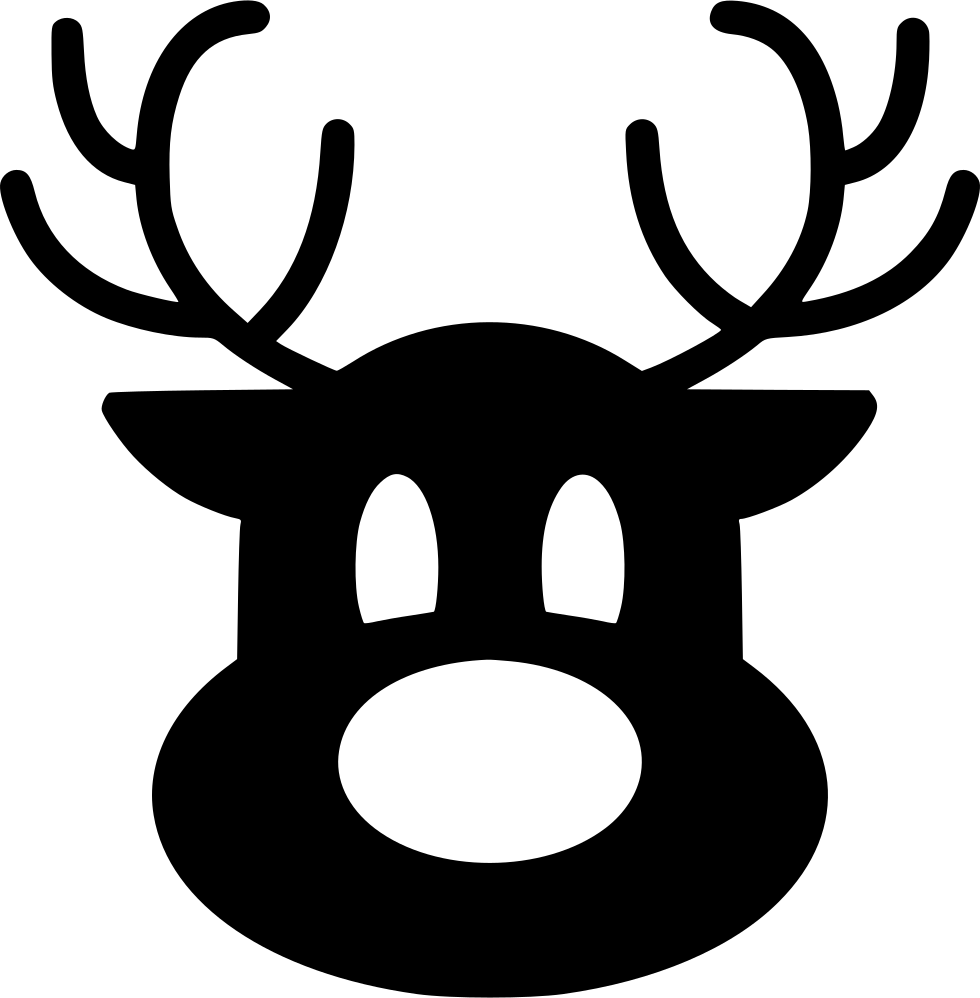 Stylized Reindeer Icon PNG