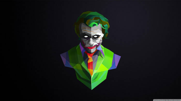 Stylized Sad Joker Wallpaper
