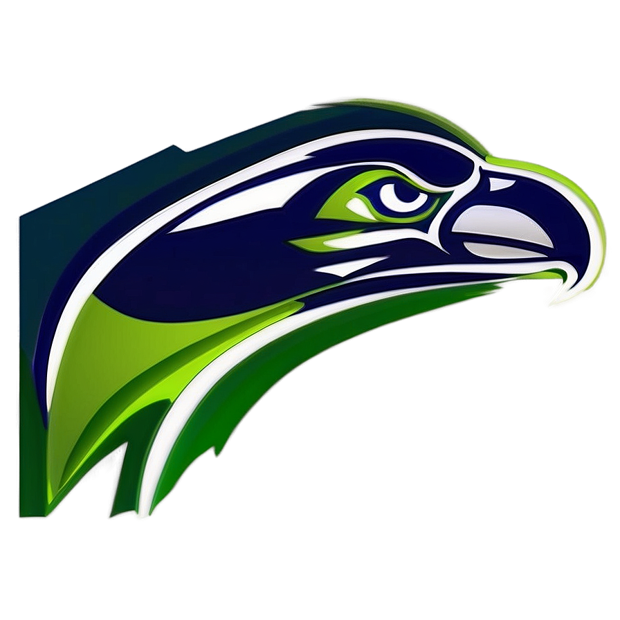 Stylized Seahawks Logo Concept Png 05242024 PNG