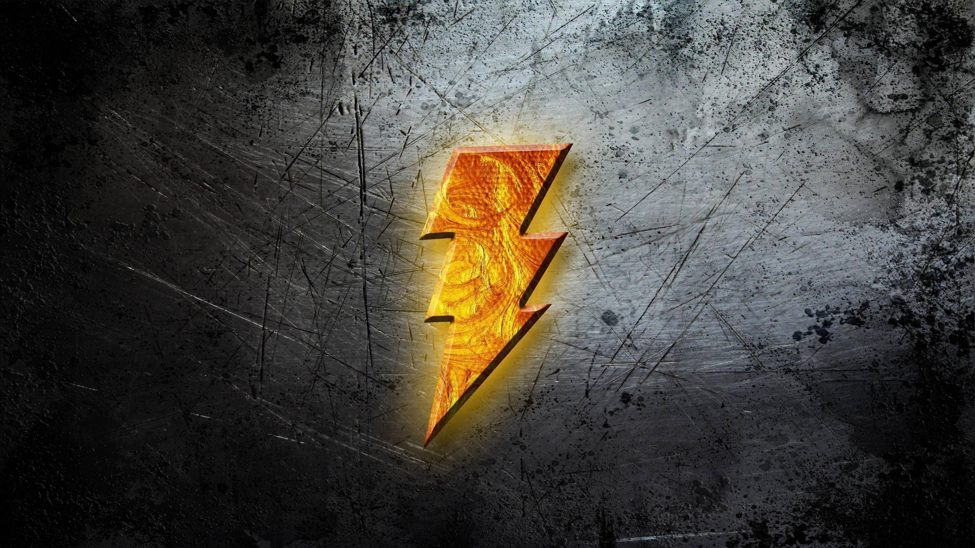 Stylized Shazam Thunderbolt Wallpaper