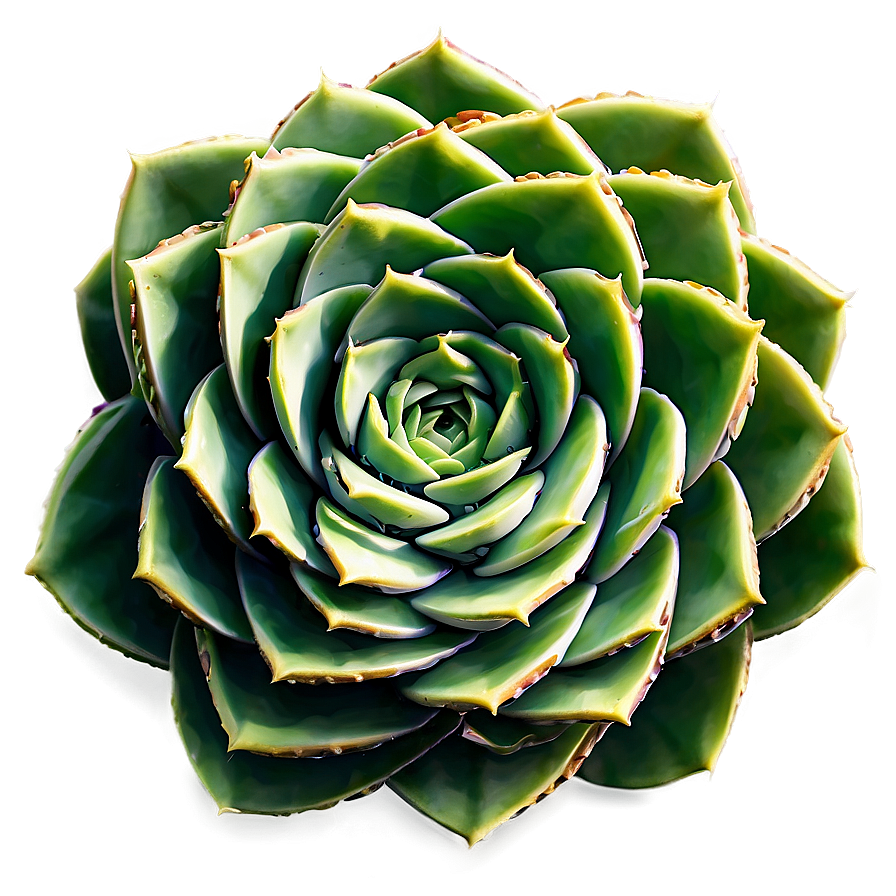 Stylized Succulent Png 05242024 PNG