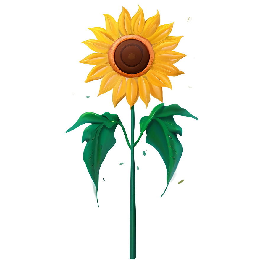 Stylized Sunflower Png Hlj2 PNG
