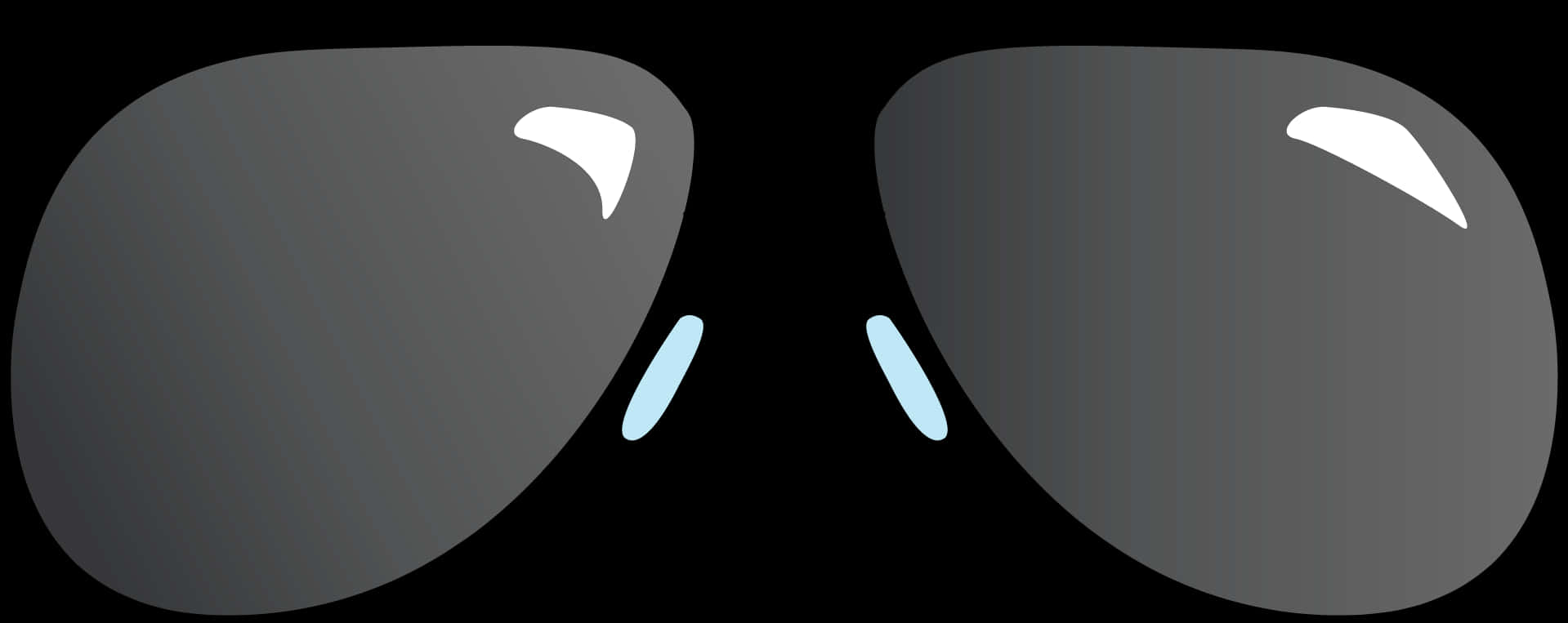 Stylized Sunglasses Graphic PNG