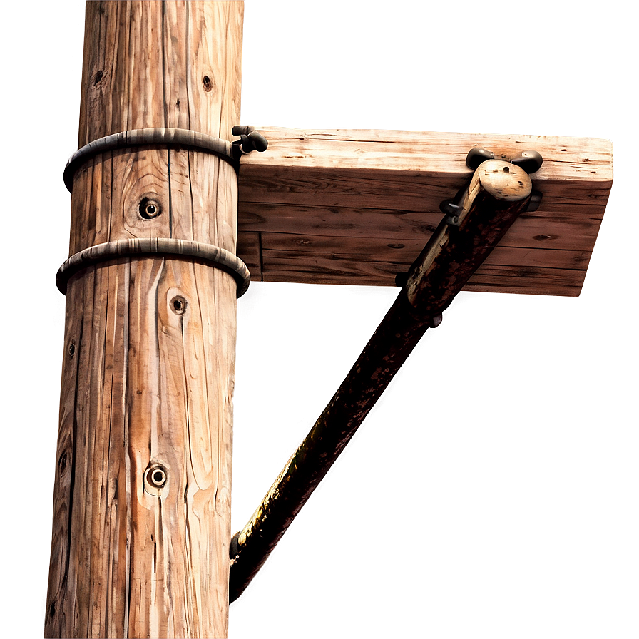 Stylized Telephone Pole Png 4 PNG